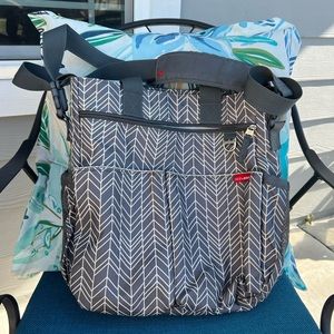 Skip Hop Gray Chevron Kids Bag